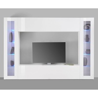 INOSIGN Wohnwand »Maruska«, (Set), 4-tlg, Breite 260 cm weiß