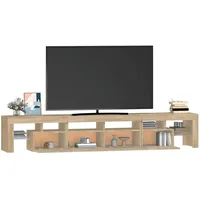 VidaXL TV-Schrank mit LED-Leuchten Sonoma-Eiche 230x36,5x40 cm