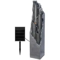Dehner Gartenbrunnen Tubi, Solarbrunnen frostbeständig, Brunnen für Außen, mit