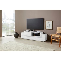 INOSIGN »Coro,Lowboard,TV-Kommode,TV-Möbel,TV-Bank«, mit 2 Klappen, 1 Tür, 1 Glasboden,