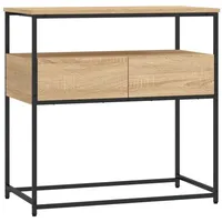 VidaXL Sonoma-Eiche Konsolentisch 75x40x75 cm braun
