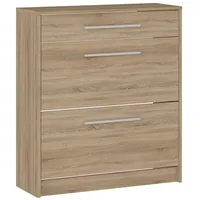 Lomadox - Schuhschrank in Sonoma Eiche, AUSTIN-129