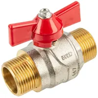 Tecuro Kugelhahn, beidseitig Außengewinde G 3/4 Zoll (DN 20)
