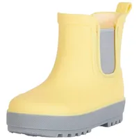 Playshoes Regenstiefel Halbschaft Gummistiefel, TPE gelb, 18 EU