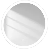 EMKE Emke, Spiegel, Badspiegel mit Beleuchtung Φ60cm,Beschlagfrei, 3 Farbtemperaturen(3000K-6500K)