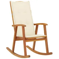 VidaXL 3064181 Rocking Chair with Cushions Solid Acacia Wood