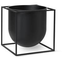 Audo copenhagen Kubus Flowerpot 23, schwarz