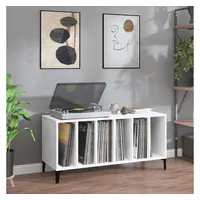 VidaXL Plattenschrank Weiß 100x38x48 cm Holzwerkstoff