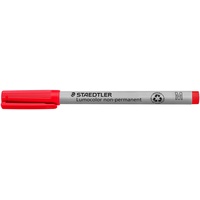 Staedtler Lumocolor Folienstifte rot, 1,0 mm non-permanent