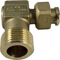 WOLF-Garten Winkelstück 3/4"AG 1/2"M weiß