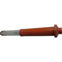 WOLF-Garten Wolf Luft-/Abgasführung DN63/96 senkr 2600143 120-170cm, PP, rotbraun