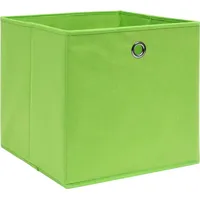 VidaXL Aufbewahrungsboxen 10 Stk. Grün 32x32x32 cm Stoff