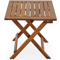 Solax Sunshine Akazienholz-Gartenklapptisch, 46 cm