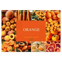 Calvendo ORANGE - Gemüse und Obst -Vitaminreich (Wandkalender 2025