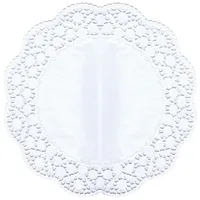 Papstar 6 Tortenspitzen ï¿1⁄2 36 cm weiss