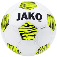 Jako Wild Fußball Trainingsball 648 weiß/neongelb/schwarz 4