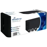 MediaRange Kabelbox 0,32 m 1-tlg. schwarz