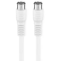 Nedis Satelliten- und Antennenkabel F Stecker F Stecker Vernickelt