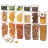 Uandu Vorratsdosen mit Deckel Luftdicht Set, BPA frei, Aufbewahrungsbox