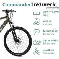 Tretwerk Commander E Bike Mountainbike 29 Zoll Pedelec MTB