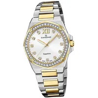 Candino Damen Uhr Analog Elegant Armbanduhr silber gold D2UC4752/1