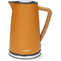 Nedis Wasserkocher 1.7 l Soft-Touch Orange Um 360 Grad