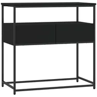VidaXL Konsolentisch Schwarz 75x40x75 cm Holzwerkstoff