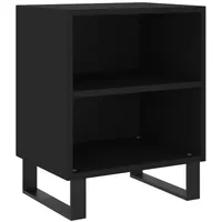 VidaXL Nachttisch Schwarz 40x30x50 cm Holzwerkstoff