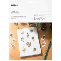 Cricuttm bedruckbare Aufkleberfolie für Schneideplotter transparent 21,0 x 29,7