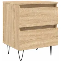 VidaXL Nachttisch Sonoma-Eiche 40x35x50 cm Holzwerkstoff