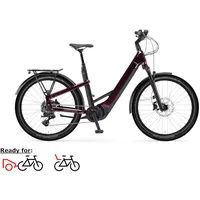 Winora Yakun X10E Wave - 625Wh Freilauf, darkred, 27,5"