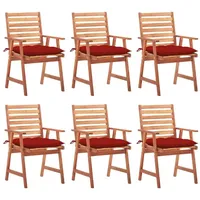 VidaXL Gartenstuhl 62 x 62 x 92 cm rot