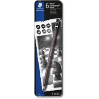 Staedtler Mars Lumograph black, Metalletui,