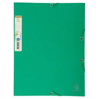 Exacompta 56983E Sammelmappe +Gummizug 3 Klappen A4 RC Kart.