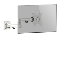 MonLines MSH006 Monitor Schwenkarm für MSH Slatwall, weiß,