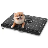 Fdm FIFI Hundebett 70x100x5 cm Polyurethanschaum mit waschbarem Bezug
