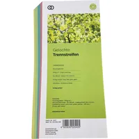 SOENNECKEN Trennstreifen oeco 1417 10,5x24cm sortiert 100St.