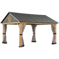 Sunjoy Vorhang für Zedernholz Gazebo 336cm x 400cm