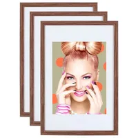 Ideal Trend 3er 5er Set Holz Bilderrahmen Lifestyle Plexi