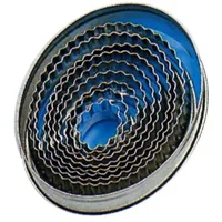 Contacto Ausstechform oval,wellig,9-tlg