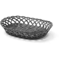 HENDI Körbe, mit gewebten Seitenteilen, Brotkörbe, Obstkorb, oval, 320x230x(H)55mm,