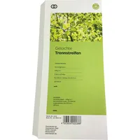 SOENNECKEN Trennstreifen oeco 1412 10,5x24cm weiß 100St.