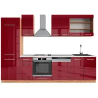 Vicco Küchenzeile Fame-Line 300 cm rot