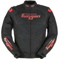 Furygan Atom Vented Evo Textiljacke - Schwarz/Rot / S