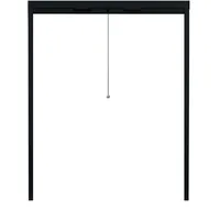 APANA Insektenschutz Fenster Rollo 130 x 160 cm anthrazit 