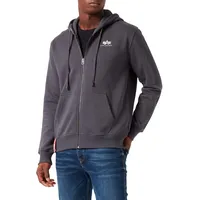 Alpha Industries Basic Sl Reißverschlusspullover Greyblack S
