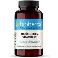 Bioherba Natürliches Vitamin K2 200 mcg 100 Kapseln