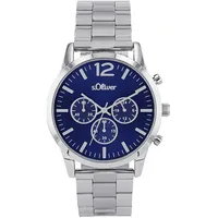 S.Oliver Chronograph Silber Herren
