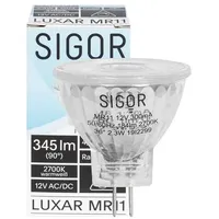 Sigor LED-Reflektorlampe GU4, 2700K, 4,4W, 345 lm