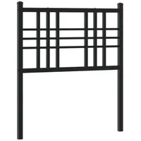 VidaXL Kopfteil Metall Schwarz 75 cm